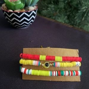 These fimo bracelets are handmade and they are the trend of 2021 jewelry🥰